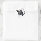 Piper - Slapen Ronde Sticker (Tas)