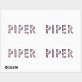 Piper sticker naam (Vel)