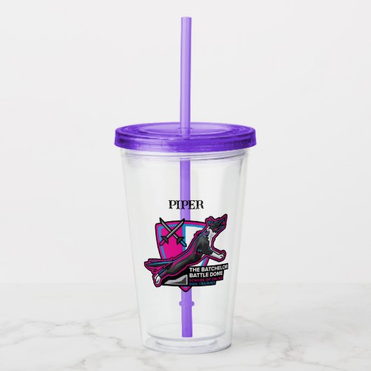 Piper tumbler cup acryl drinkbeker (Voorkant)