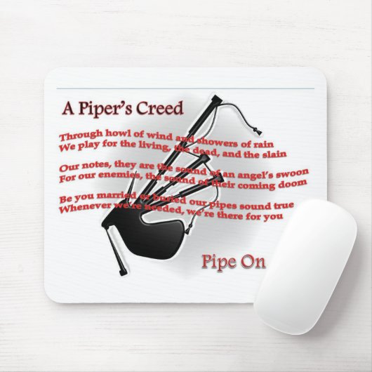 Piper's Creed Muismat (Met muis)