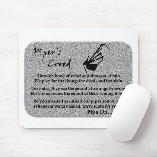 Piper's Creed (Stone) Muismat (Met muis)