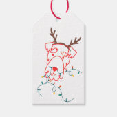 Piper's Holiday Pawty Gift Label Cadeaulabel (Voorkant)