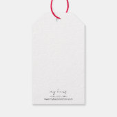 Piper's Holiday Pawty Gift Label Cadeaulabel (Achterkant)