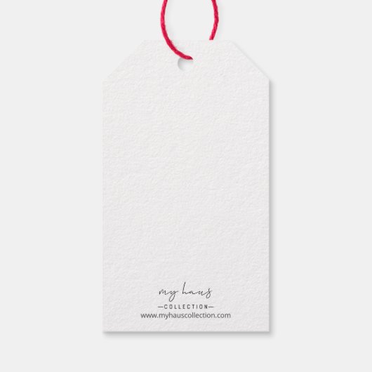 Piper's Holiday Pawty Gift Label Cadeaulabel (Achterkant)