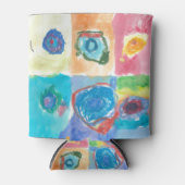 Piperse concentrische cirkels blikjeskoeler (Voorkant)