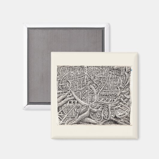 Pipescape van Brian Benson Magneet (Voorkant / Achterkant)