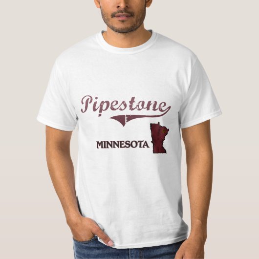 Pipestone Minnesota City Classic T-shirt (Voorkant)