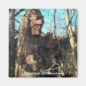Pipestone, MN Monument Magneet (Voorkant)