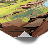 Pipestone National Monument Minnesota Reis Kunst Poster (Hoek)