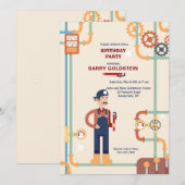 Pipeworks-uitnodiging Kaart (Voorkant / Achterkant)