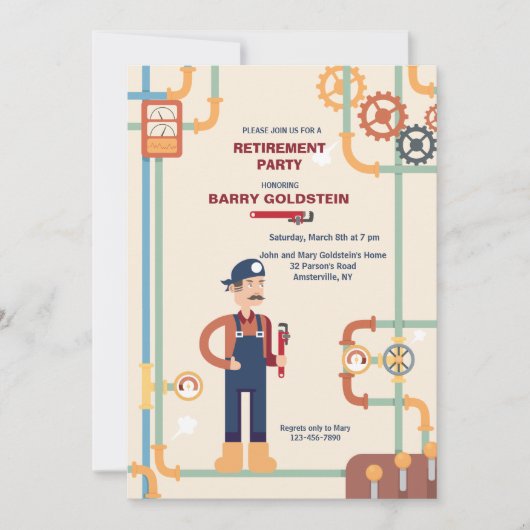 Pipeworks-uitnodiging Kaart (Voorkant)