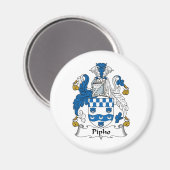 Pipho Family Crest Magneet (Voorkant / Achterkant)