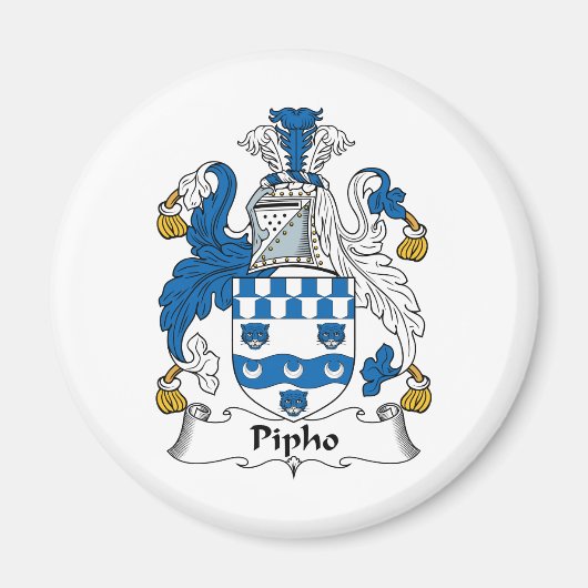 Pipho Family Crest Magneet (Voorkant)