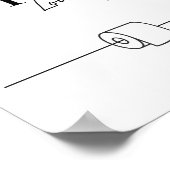 Pipi Lounge - Gäste WC - Toilette Poster (Hoek)