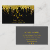 Piping Bag Rolling Pin Bakkerij Gebak Catering Visitekaartje (Voorkant / Achterkant)