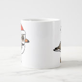 Piping Plover Santa Grote Koffiekop (Voorkant)