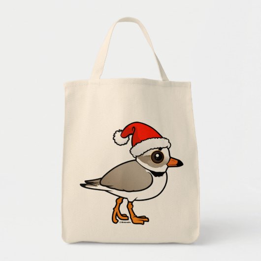 Piping Plover Santa Tote Bag (Voorkant)