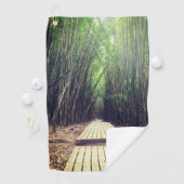 PIPIWAI TRAIL BAMBOO FOREST MAUI HAWAII HALEAKALA GOLFHANDDOEK (Insitu)