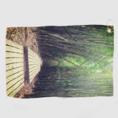 PIPIWAI TRAIL BAMBOO FOREST MAUI HAWAII HALEAKALA GOLFHANDDOEK (Horizontaal)