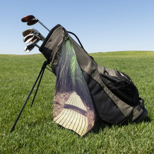 PIPIWAI TRAIL BAMBOO FOREST MAUI HAWAII HALEAKALA GOLFHANDDOEK (Groen)
