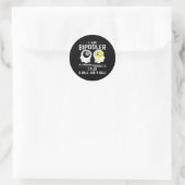 Pipooler Pool Player Pool Cool biljart 8 en 9 L Ronde Sticker (Tas)