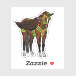 Pippael Halt at X Bay Carousel Pegasus Vinyl Sticker