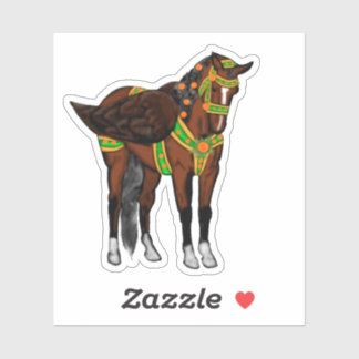 Pippael Halt at X Bay Carousel Pegasus Vinyl Sticker