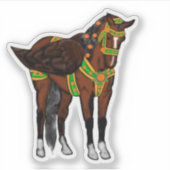 Pippael Halt at X Bay Carousel Pegasus Vinyl Sticker (Voorkant)