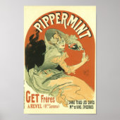 Pippermint -Franse Adverteren Poster (Voorkant)