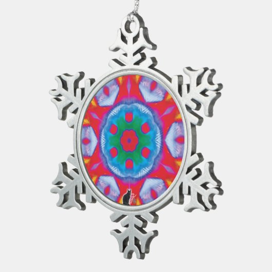 Pippin Kaleidoscoop Sneeuwvlok Ornament (Rechts)