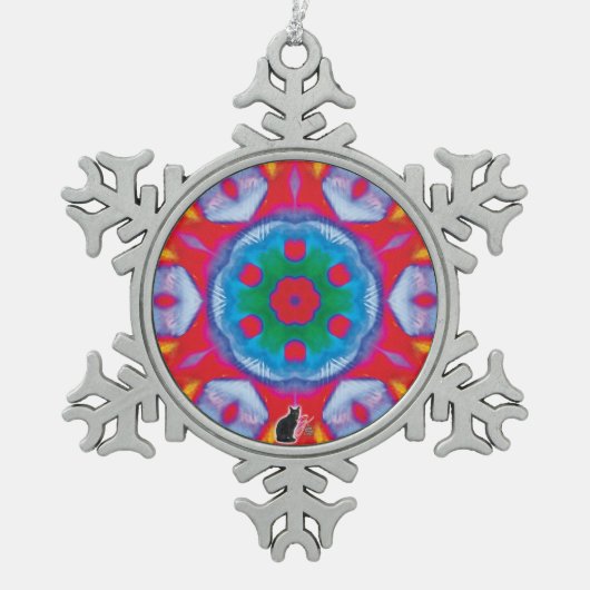 Pippin Kaleidoscoop Sneeuwvlok Ornament (Voorkant)