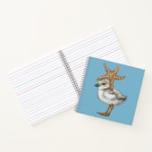 Pippin the pipedplver chick notebook notitieboek (Binnen)