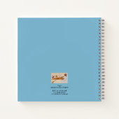 Pippin the pipedplver chick notebook notitieboek (Achterkant)