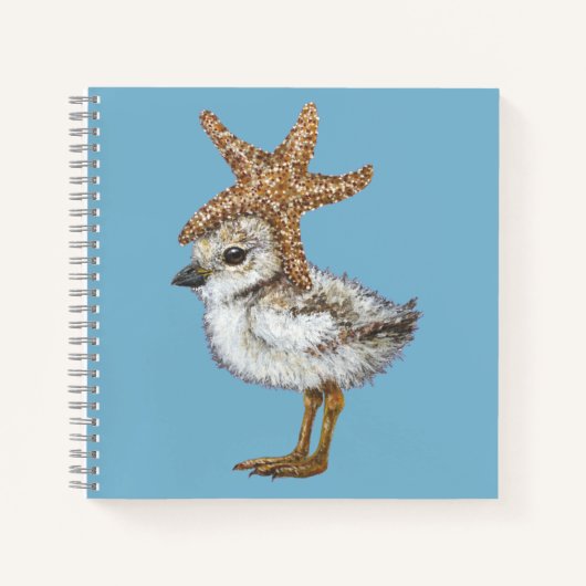 Pippin the pipedplver chick notebook notitieboek (Voorkant)