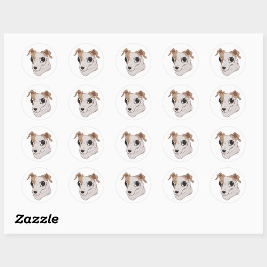 Pippy-Sticker Ronde Sticker (Vel)