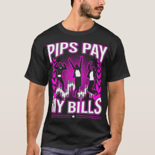 Pips betaal mijn rekeningen grappig voor ex stock t-shirt