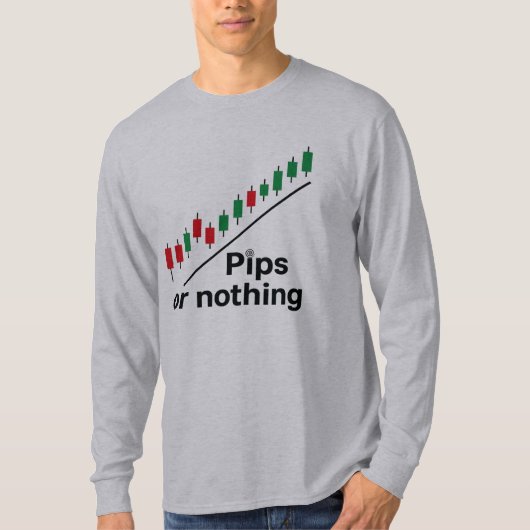 Pips or nothing long sleeve t-shirt (Voorkant)