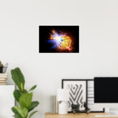 Pipsqueak Star Unleashes giant Flare NASA Poster (Thuiskantoor)