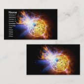 Pipsqueak Star Unleashes reuzenflare NASA Visitekaartje (Voorkant / Achterkant)