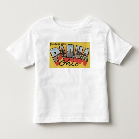 Piqua, OhioLarge Letter ScenesPiqua, OH Kinder Shirts (Voorkant)