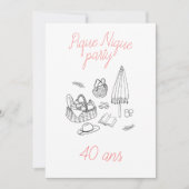 Pique Nique Kaart (Voorkant)