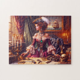 Piraat-admiraal Anne avontuurlijke scène Legpuzzel