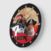 PIRAAT ANTISCHE ANTIA PIRATE TREASUS MAPS GROTE KLOK (Hoek)