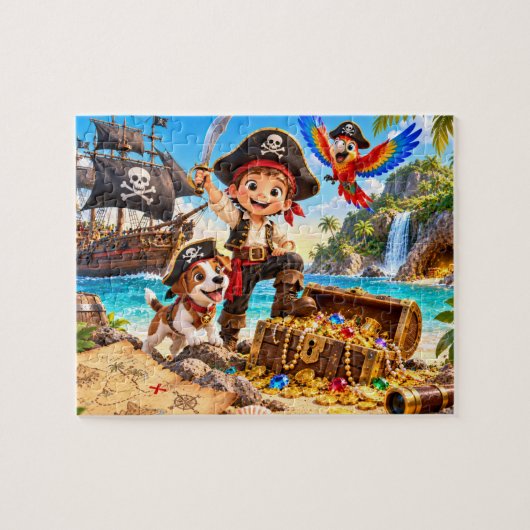 Piraat Avontuur Legpuzzel (Horizontaal)