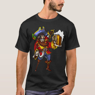 Piraat Bier Feest T-shirt
