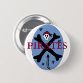 Piraat Botten Ronde Button 5,7 Cm (Voorkant /achterkant)