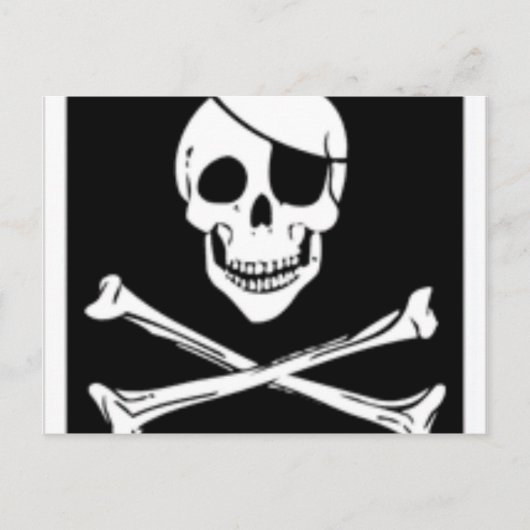 piraat briefkaart (Voorkant)