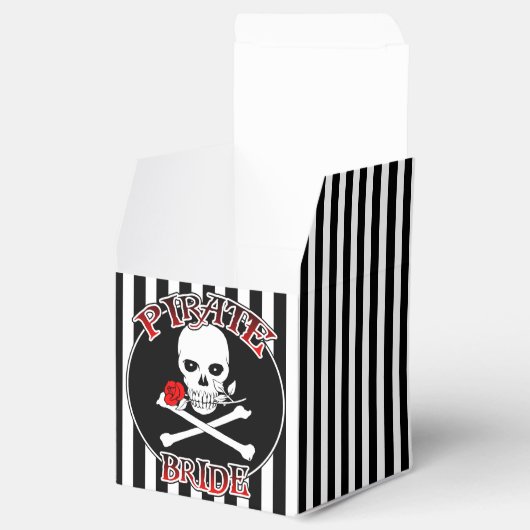 Piraat Bruid Geschenkdoos Bedankdoosjes (Geopend)