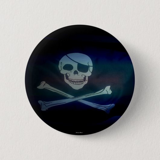 Piraat-Button- Ronde Button 5,7 Cm (Voorkant)