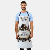 Piraat Chef Personaliseerbaar Schort (Gedragen)